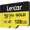 LEXAR ����� ������ Gold Microsdxc 128GB - (LMSGOLD128G-BNNNG)