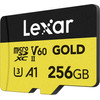 LEXAR ����� ������ Gold Microsdxc 256GB - (LMSGOLD256G-BNNNG)
