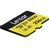 LEXAR ����� ������ Gold Microsdxc 256GB - (LMSGOLD256G-BNNNG)