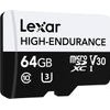 LEXAR ����� ������ ������ ������� microSDHC/Microsdxc 64GB - (LMSHGED064G-BCNNG)