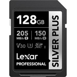LEXAR ����� ������ Professional Silver Plus Sdxc 128GB - (LSDSIPL128G-BNNNG)