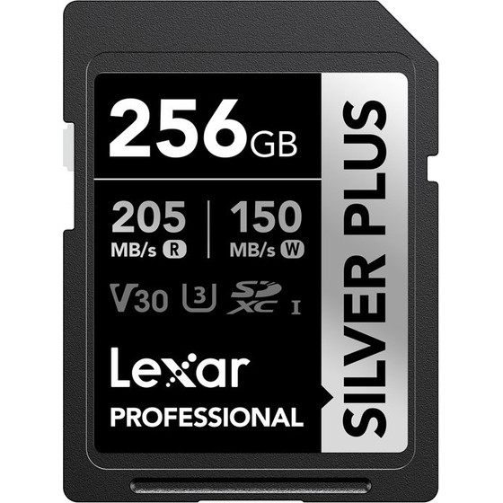 LEXAR ����� ������ Professional Silver Plus Sdxc 256GB - (LSDSIPL256G-BNNNG)