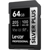 LEXAR ����� ������ Professional Silver Plus Sdxc 64GB - (LSDSIPL064G-BNNNG)