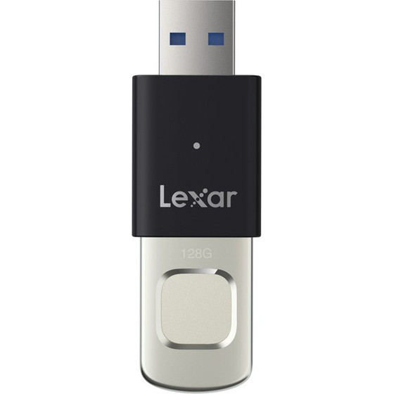 LEXAR ������ ����������� Fingerprint F35pRo Usb 3.2 128GB - (LJDF35P128G-RNBNG)