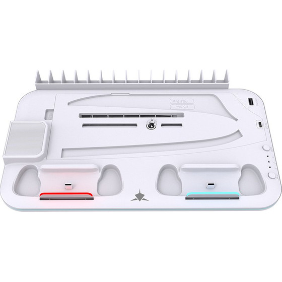 White Shark PS5 Cooling Pad PS5-DZ504 Kimura Pro White - (KIMURA-PRO)