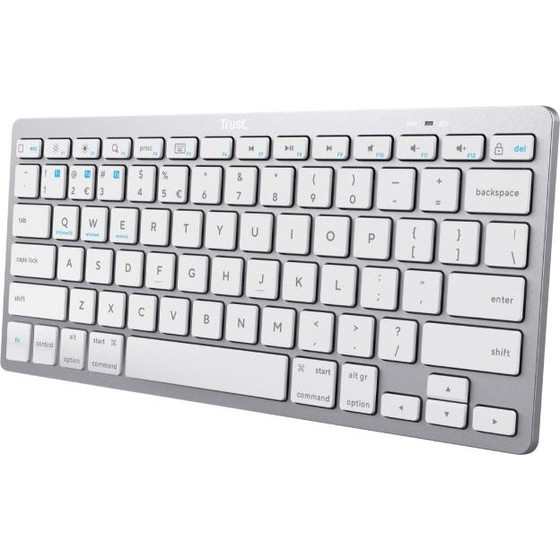Trust Keyboard B/T Wireless Thin Us 2456 - (24651)