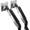 Diablo Chairs Diablo Rgb X-Arm Dual 35 Dual Monitor Mount Grey And Black - (1874)