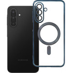 iSelf Tpu Mag Electro Samsung A17 5G Trans Titanium Blue Backcover - (MAGETPUSAA17TB)