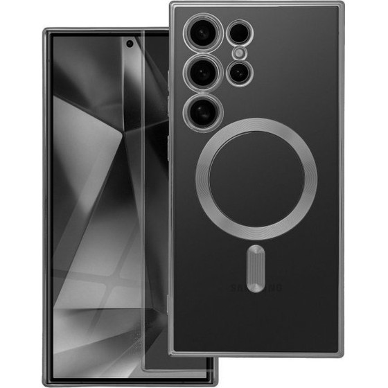iSelf Tpu Mag Electro Samsung A27 5G Trans Titanium Backcover - (MAGETPUSAA27T)
