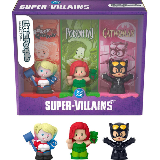 Fisher-Price: Little People: Licensed Collectible Figures - Dc Villains 3 Figures (JKR80)