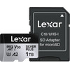 LEXAR High-Performance Silver Plus Microsdxc 1TB + ������������ - (LMSSIPL001T-BNANG)