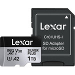 LEXAR High-Performance Silver Plus Microsdxc 1TB + ������������ - (LMSSIPL001T-BNANG)