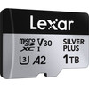 LEXAR High-Performance Silver Plus Microsdxc 1TB + ������������ - (LMSSIPL001T-BNANG)