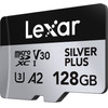 LEXAR High-Performance Silver Plus Microsdxc 128GB + ������������ - (LMSSIPL128G-BNANG)