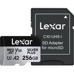 LEXAR High-Performance Silver Plus Microsdxc 256GB + ������������ - (LMSSIPL256G-BNANG)