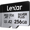 LEXAR High-Performance Silver Plus Microsdxc 256GB + ������������ - (LMSSIPL256G-BNANG)