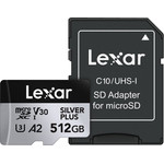 LEXAR High-Performance Silver Plus Microsdxc 512GB + ������������ - (LMSSIPL512G-BNANG)
