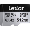 LEXAR High-Performance Silver Plus Microsdxc 512GB + ������������ - (LMSSIPL512G-BNANG)