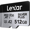 LEXAR High-Performance Silver Plus Microsdxc 512GB + ������������ - (LMSSIPL512G-BNANG)