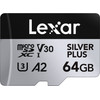 LEXAR High-Performance Silver Plus Microsdxc 64GB + ������������ - (LMSSIPL064G-BNANG)
