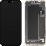 MP Lcd Display Module For Apple Iphone 17 Pro Max, Soft Oled Fhd Diagnostic Version, Aftermarket, Black