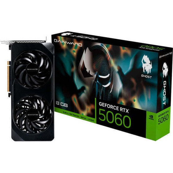 Gainward Geforce Rtx 5060 8GB GDDR7 Ghost - (NE75060019P1-GB2063B)