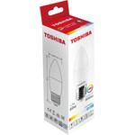 Toshiba Led C37 E27 7W 6500K - (DELS-CDC400727AE21)