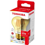 Toshiba Led Filament Amber A60 E27 4.5W 2200K Dimmable - (DELS-FBA44P5A7DF11)