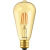 Toshiba Led Filament Amber ST64 E27 4.5W 2200K Dimmable - (DELS-STA44P567DF11)