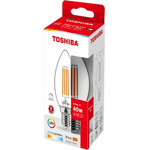 Toshiba Led Filament C35 E14 4.5W 2700K Dimmable - (DELS-FCW44P514DF11)