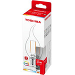 Toshiba Led Filament CF35 E14 2.5W 2700K - (DELS-FCW42P5L4AF11)