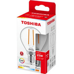 Toshiba Led Filament G45 E14 2.5W 2700K - (DELS-FGW42P514AF11)