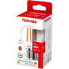 Toshiba Led Filament G45 E14 4.5W 2700K Dimmable - (DELS-FGW44P514DF11)