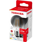 Toshiba Led Filament Smoky A60 E27 4.5W 1800K Dimmable - (DELS-FBE44P5S7DG11)