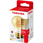 Toshiba Led Filament Spiral Amber A60 E27 4.5W 2200K - (DELS-FBA44P5SAAF11)
