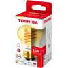 Toshiba Led Filament Spiral Amber A60 E27 4.9W 2200K Dimmable - (DELS-FBA44P9SADG11)