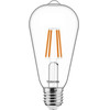 Toshiba Led Filament ST64 E27 4.5W 2700K Dimmable - (DELS-STW44P567DF11)