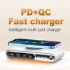 Powertech ������� �������� 2x USB/2x USB-C/wireless, 72W, ������ - (PT-1624)