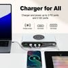 Powertech ������� �������� 2x USB/2x USB-C/wireless, 72W, ������ - (PT-1624)