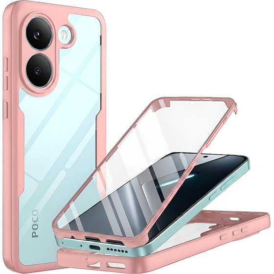 Techsuit - Colorverse 360 Series + Screen Protector - Xiaomi Poco X8 Pro - Pink