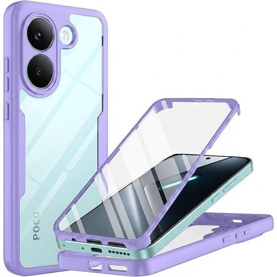 Techsuit - Colorverse 360 Series + Screen Protector - Xiaomi Poco X8 Pro - Purple