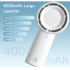 JisuLife (FHL05POWH) Handheld Fan 5 Plus (4000MAH) WHITE