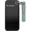 Verbatim External Drive Pocket Ssd 128GB USB-C 3.2 Gen.2 Black And Gray - (32432)