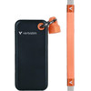 Verbatim External Drive Pocket Ssd 128GB USB-C 3.2 Gen.2 Black And Orange - (32435)