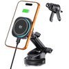 Tech-Protect V20 Arcticboost Magnetic Magsafe Dashboard & Vent Car Mount Wireless Charger 25W QI2.2 BLACK