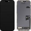 MP Lcd Display Module For Apple Iphone 16 Pro, Soft Oled Fhd Diagnostic Version, Aftermarket, Black