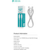 Devia ������� �������� Usb 2.0 EC632 Usb C �� Usb C 3A 60W Silicone Pro3 1m ����� - (131910, EC632)
