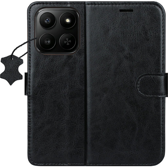 TFO Smart Luxe Leather Case For Honor X7d 5G black