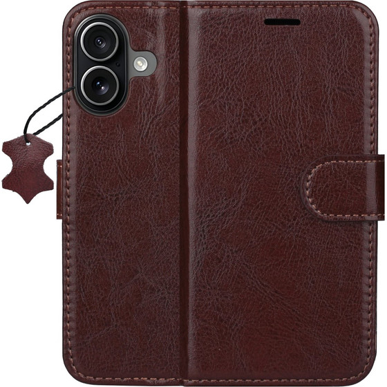 TFO Smart Luxe Leather Case For Iphone 16 6,1'' brown