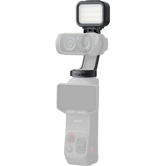Insta360 Luna Ultra Mini Fill Light - Magnetic Mount, 4 Color Temp. For Low Light Shoot - (CINSBBTU)
